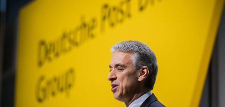 Post-Chef Frank Appel bei der Bilanzpressekonferenz des Konzerns... Post-Chef Frank Appel bei der Bilanzpressekonferenz des Konzerns...