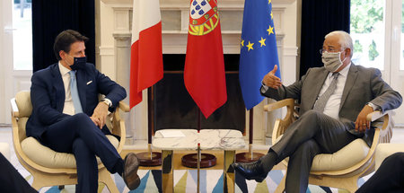 Conte auf Mission: Italiens Premier trifft seinen Amtskollegen A... Conte auf Mission: Italiens Premier trifft seinen Amtskollegen A...