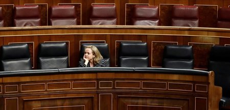 Zerplatzte Träume: Die spanische Kandidatin Nadia Calviño ist be... Zerplatzte Träume: Die spanische Kandidatin Nadia Calviño ist be...