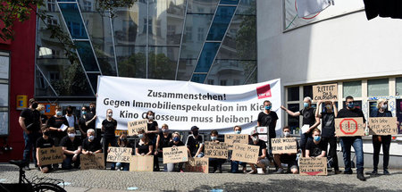 Belegschaft in Aktion: Demonstration von »Colosseum«-Beschäftigt...