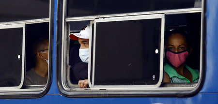 Wie die Busreisenden in Carabobo haben große Teile der venezolan...