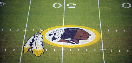Ist bald endlich Geschichte: Das Logo der Washington Redskins