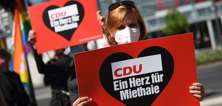 Der Mietwohnungsmarkt ist ein umkämpftes Terrain, Protest gegen ... Der Mietwohnungsmarkt ist ein umkämpftes Terrain, Protest gegen ...