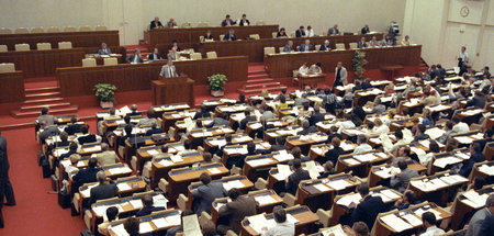 Parlament mit Abwicklungsauftrag: Die Volkskammer der DDR im Jul...