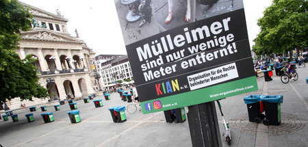 Beispiel Mülltonnen auf dem Opernplatz: Gut gemeint oder schlich...