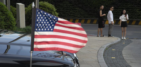 Mögliches Ziel chinesischer Gegenmaßnahmen: Die US-Botschaft in ...