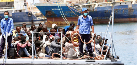 Für das EU-Grenzregime aufgebaut: Ein Boot der sogenannten libys