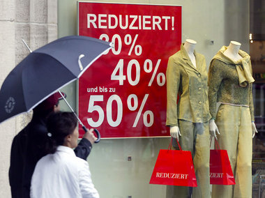 Selbst hohe Rabatte nützen wenig, wenn die Kaufkraft schwach ist