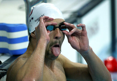 Michael Phelps: Ob er zum Wettkampf wirklich schon sein Essen ve... Michael Phelps: Ob er zum Wettkampf wirklich schon sein Essen ve...