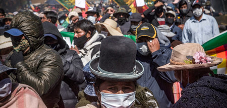 Bereits am vergangenen Dienstag kam es unter anderem in El Alto ...