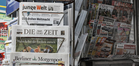Nur noch wenige Zeitungen können ihre verkaufte Auflage stabil h...