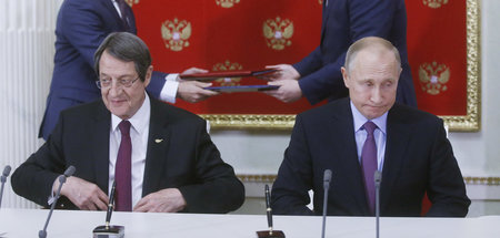 Jeder will seine Schäfchen ins Trockene bringen: Zyperns Präside...