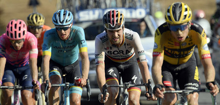 Auf dem Weg an die Spitze: Maximilian Schachmann (2. v. r) vom T...