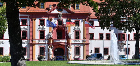 Die Thüringer Staatskanzlei in Erfurt