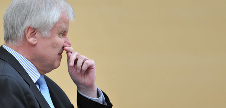 Horst Seehofer (CSU) stinkt’s, der Innenminister sperrt sich sel...