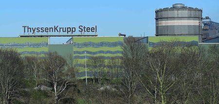 Unklar, wie lange Thyssen-Krupp überhaupt noch das Wort »Steel« ...