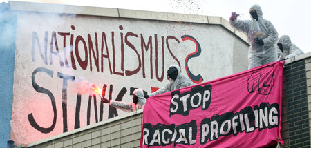 »Stop Racial Profiling«: Aktion zur Demonstration gegen Rassismu...