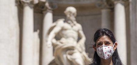 Keine Linke: Roms Bürgermeisterin Virginia Raggi (28.5.2020)