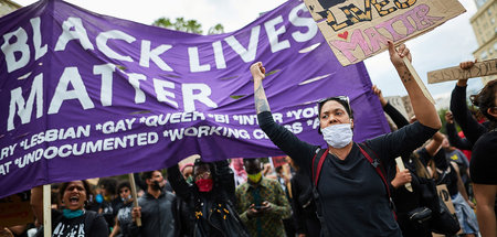 »Black Lives Matter«-Protest in Berlin gegen Rassismus und Poliz...