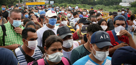 Rund 100.000 Venezolaner sind bereits aus Kolumbien zurückgekehr