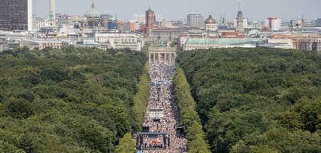 Neuauflage fraglich: Teilnehmer der Demonstration am 1. August a... Neuauflage fraglich: Teilnehmer der Demonstration am 1. August a...