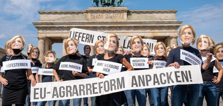 Das Bündnis »Wir haben es satt« protestiert anlässlich des Begin... Das Bündnis »Wir haben es satt« protestiert anlässlich des Begin...