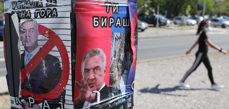Wird wohl keine Auswirkung auf die Wahl haben: Anti-Djukanovic-P...