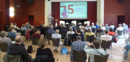 Teilnehmende der Konferenz am Sonnabend im Potsdamer »Treffpunkt...