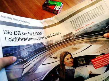 DB-Kampagne zum Lokführerstreik: »Attraktive Einkommensperspekti...