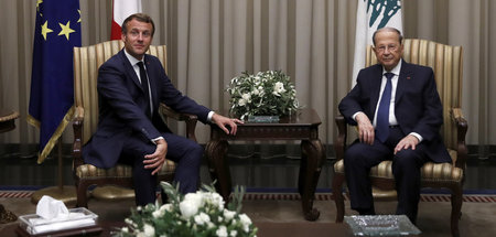 Eigene Prioritäten durchsetzen: Frankreichs Präsident Macron mit... Eigene Prioritäten durchsetzen: Frankreichs Präsident Macron mit...
