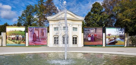 Teil der Outdoor-Ausstellung im Rahmen des Festivals »La Gacilly...