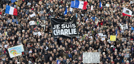 Wie hier in Paris am 11. Januar 2015 gingen nach dem Attentat Ta...