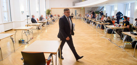 Detlef Gürth (CDU), Vorsitzender des Landtagsausschusses für Rec...