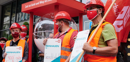 Die IG BAU konnte sich nicht in allen Punkten durchsetzen (Berli...