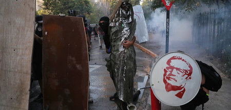Die Erinnerung an Salvador Allende ist bei den Protesten in Chil...