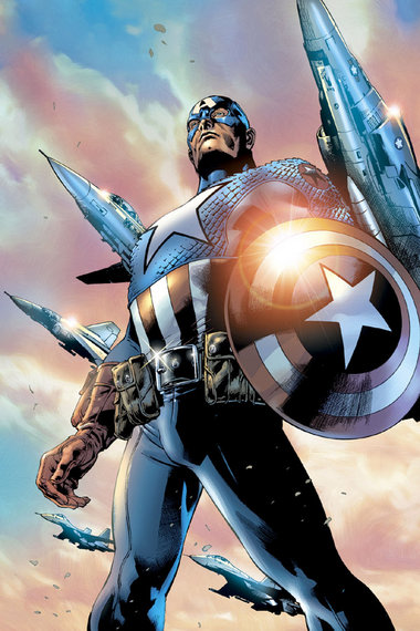 Captain America, entschiedenster Patriot unter den Superhelden, ...