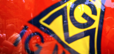 IG-Metall- und Piratenflaggen wehen derzeit in Gerbershausen