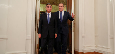 Gute Stimmung in Moskau: Russlands Außenminister Sergej Lawrow (...