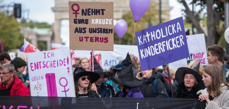 Proteste gegen den »Marsch für das Leben« in Berlin (22.9.2018)