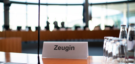 Vor einer öffentlichen Zeugenvernehmung im Untersuchungsausschus