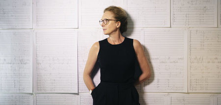 Weiß die ungewöhnlichen Spieltechniken einzusetzen: Rebecca Saun...