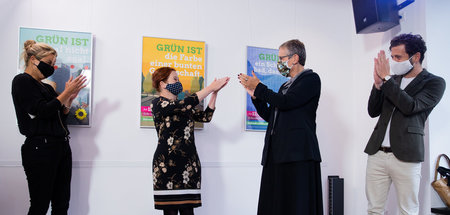 Das »grüne« Spitzenpersonal in NRW applaudiert sich gegenseitig ...