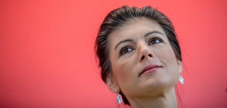 Sahra Wagenknecht, frühere Fraktionsvorsitzende der Partei Die L...
