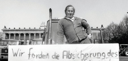 Bauerndemo, Ost-Berlin, Februar 1990