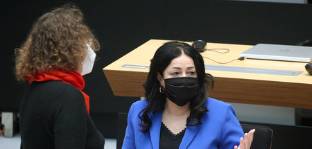 Berlins Gesundheitssenatorin Dilek Kalayci (SPD) verteidigte am ...