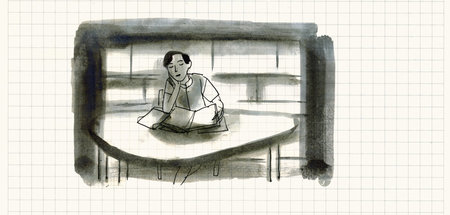 Die Avantgardistin Charlotte Perriand als Comicfigur
