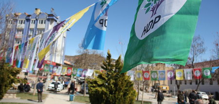 Wahlwerbung der HDP anlässlich der Kommunalwahlen am 31. März 20