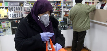 Wegen US-Sanktionen immer schwieriger: Einkauf in einer Apotheke...