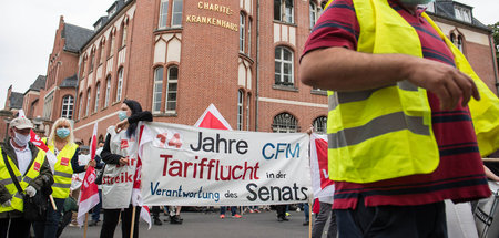 Ein Dauerbrenner: Beschäftigtenproteste gegen Tarifflucht und Lo...