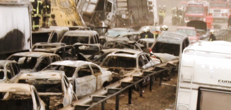 Verhängnisvolle Massenkarambolage: »Die Narbe: Der Sandsturm«